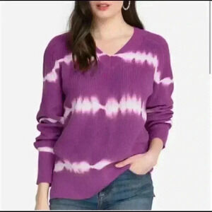 JOHNNY WAS TIE DYE PULLOVER SWEATER - SZ S